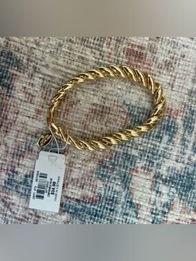 Anne Taylor Factory Twisted Rope Gold Bracelet NWT